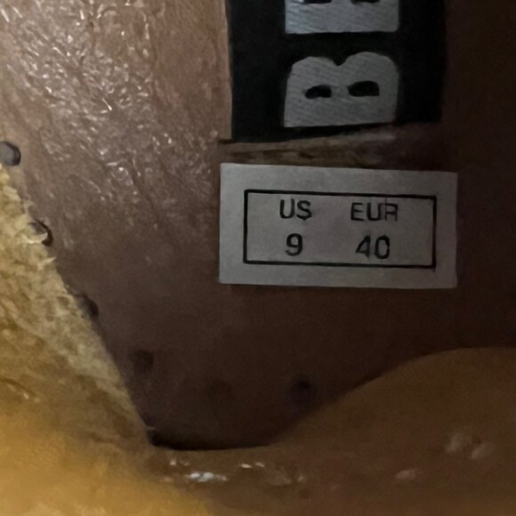 Bed Stu Tan Rustic Leather Lace Up Moc Toe Boots Shoes Casual Comfort Size 9 - Picture 8 of 8